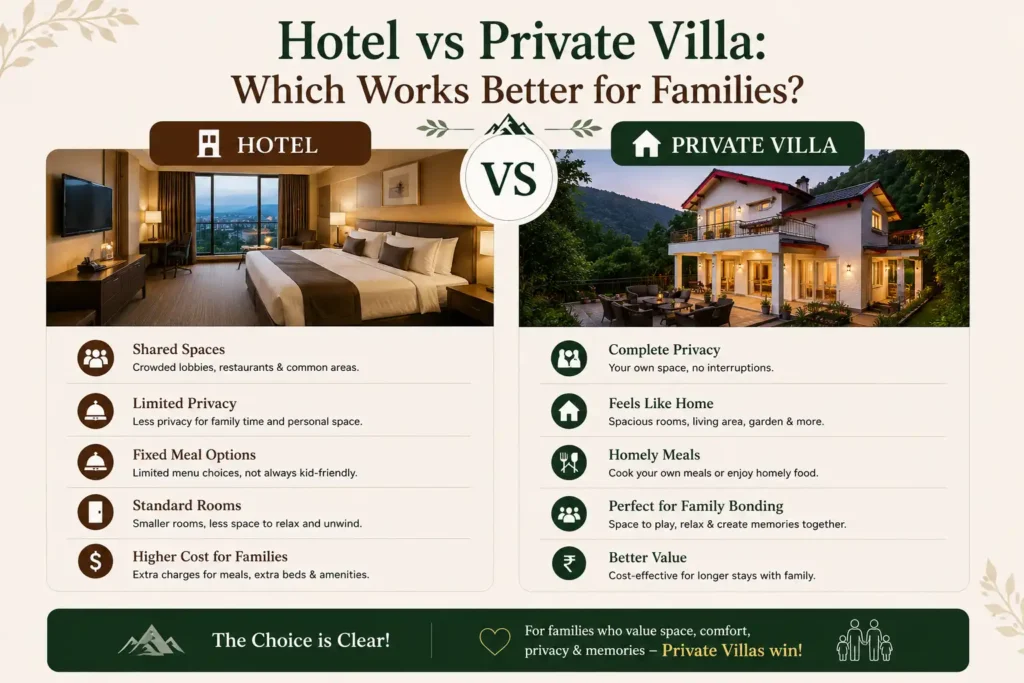 Hotel vs Private Villa: Which Works Better for Families?