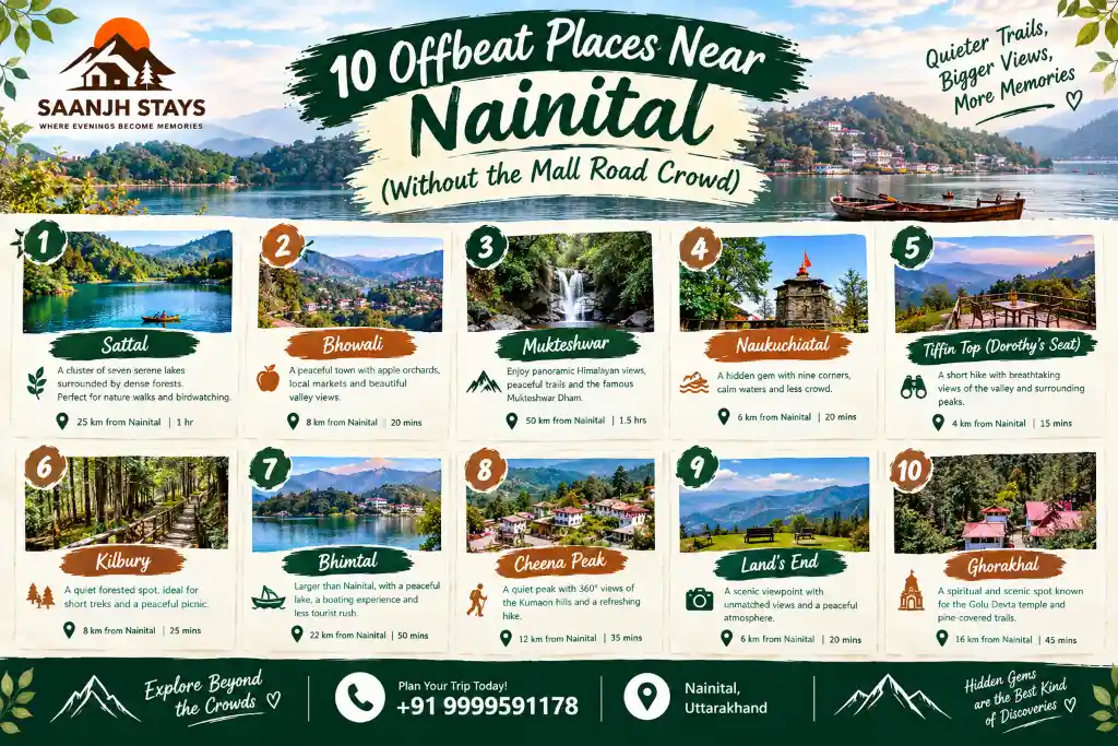 10 Offbeat Places Near Nainital (Without the Mall Road Crowd)