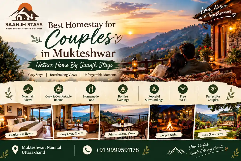 Best Homestay for Couples in Mukteshwar – Nature Home By Saanjh Stays
