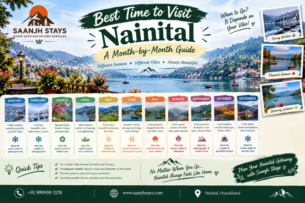 Best Time to Visit Nainital