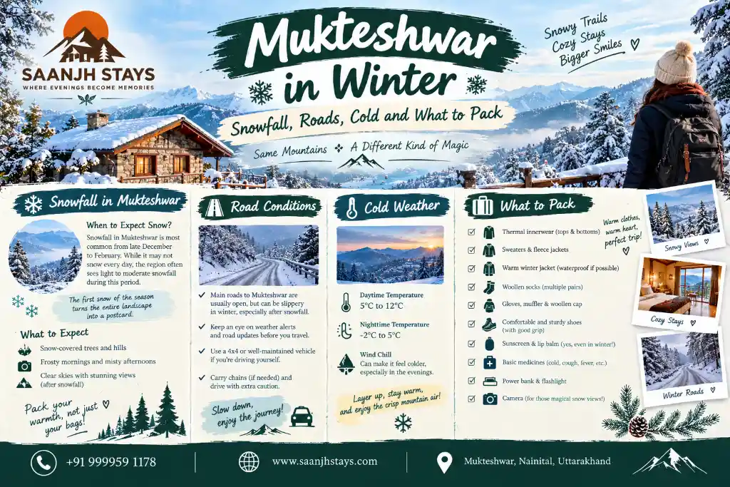 Mukteshwar Snowfall in Winter